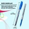 BAZIC GeLuxe 6 Glitter Colors Gel Pens, 1.0 mm Medium, Smooth Gel Ink